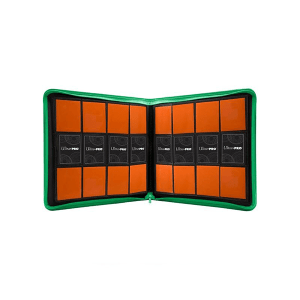 Ultra Pro Binder 12-Pocket Zippered Green