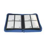 Ultra Pro Vivid 4-Pocket Zippered Blue