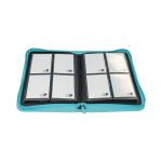 Ultra Pro Vivid 4-Pocket Zippered Light Blue