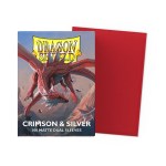 Dragon Shield Matte Dual Sleeves – Crimson & Silver